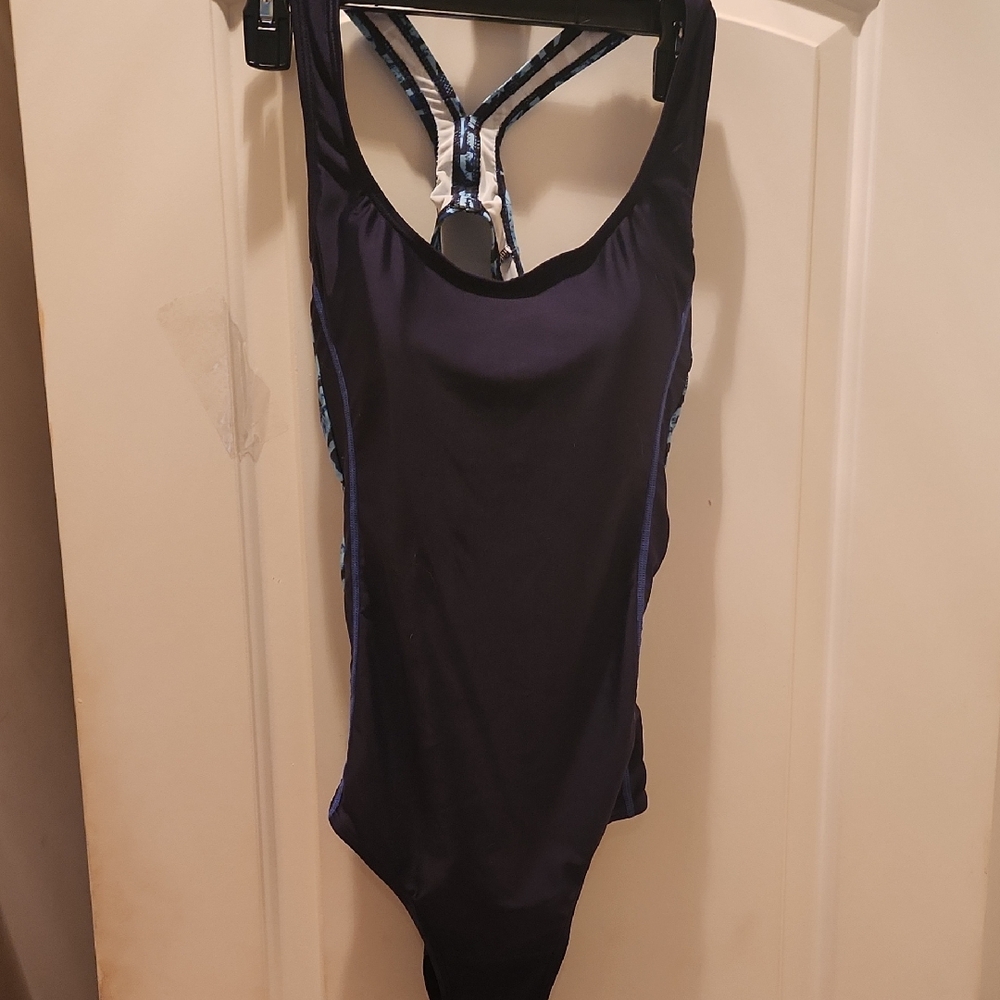 Navy Blue Women's One Piece Swimsuit